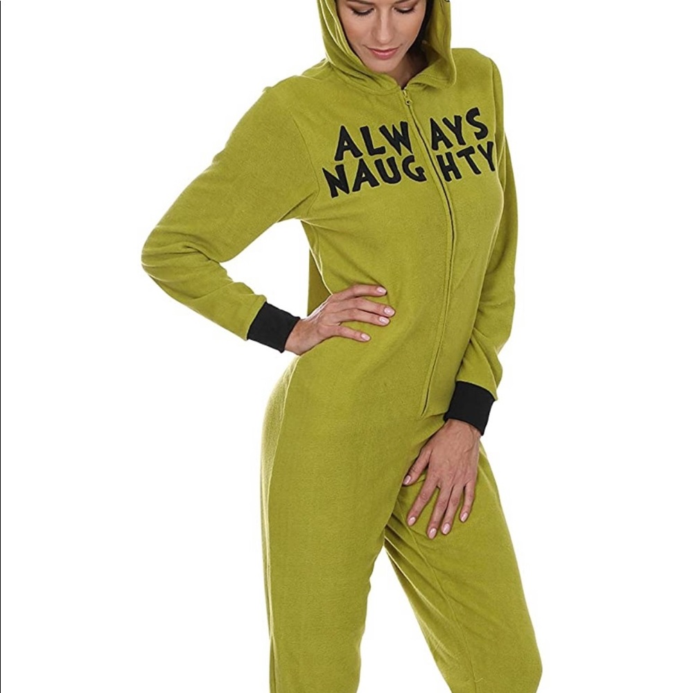 Dr. Seuss the Grinch onesie pajamas pjs or costume
